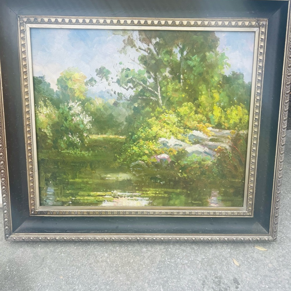 Landscape oil painting